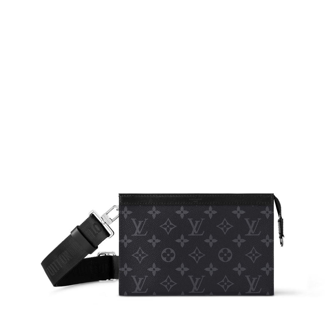 LOUIS VUITTON　ルイヴィトン GASTON 008/C Gaston Wearable Wallet - Luxury Monogram Eclipse Grey | LOUIS VUITTON